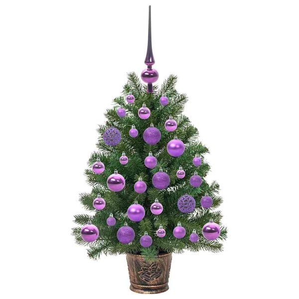 vidaXL Albero di Natale artificiale con 150 LED Verde 75 cm PE e PVC