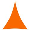 vidaXL Parasole a Vela Oxford Triangolare 4x5x5 m Arancione