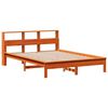 vidaXL Letto senza Materasso Marrone Cera 135x190 cm in Legno di Pino