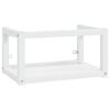 vidaXL Struttura per Lavabo a Parete Bianca 59x38x31 cm in Ferro