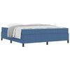 vidaXL Struttura del letto con materasso Blu 180 x 200 cm Tessuto