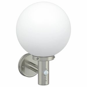 vidaXL Lampada da Parete Esterna Argento 28 x 25 x 38 cm