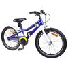 vidaXL Bicicletta per Bambini 24 Pollici per 8-12 anni Blu e bianco