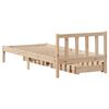 vidaXL Letto senza Materasso 90x200 cm in Legno Massello di Pino