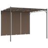 vidaXL Gazebo da Giardino con Tenda Laterale 3x3x2,25 m Talpa
