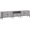 vidaXL Mobile TV Cassetto Grigio Sonoma 200x25x44 cm Legno Multistrato