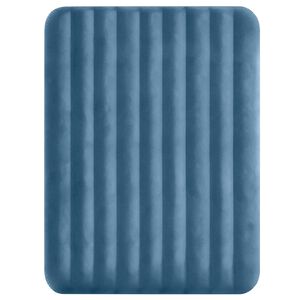 INTEX Letto d'aria con pompa INTEX Blu Scuro e Grigio PVC