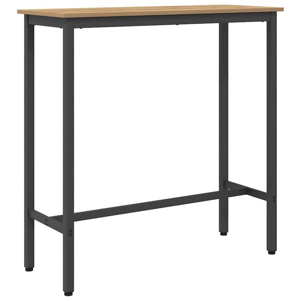 vidaXL tavolo Rovere artigianale 100 x 40 x 100,5 cm