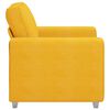 vidaXL Divano Sedia Giallo Chiaro 100x77x82 cm in Tessuto di Velluto a Coste