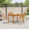 vidaXL Set da Pranzo per Giardino 5 pcs Beige Poly Rattan