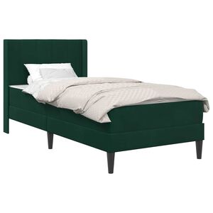 vidaXL Struttura del letto Verde Scuro 80 x 200 cm Velluto