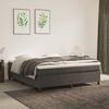 vidaXL Struttura Letto a Rete a Molle Grigio Scuro 180x200 cm Velluto