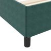 vidaXL Struttura del letto Verde Scuro 80 x 200 cm Tessuto