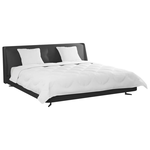 vidaXL Set di Piumoni 3 pcs Bianco Microfibra e Piuma d'Oca