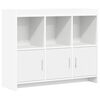 vidaXL Credenza Bianco 98,5 x 33 x 80 cm Legno ingegnerizzato