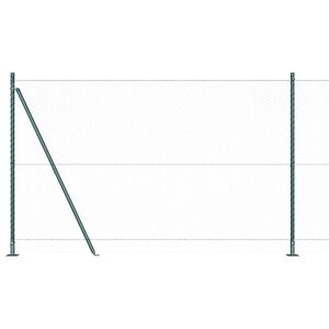 vidaXL Recinzione esagonale con base in cemento 10 x 1,6 m Verde Rete