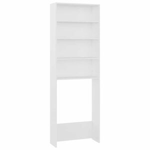 vidaXL Mobile per Lavatrice Bianco 64x24x190 cm