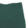 vidaXL Cuscino per Schiena Verde Scuro 45 x 20 x 35 cm Tessuto