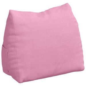 vidaXL Cuscino per Schiena Rosa 45 x 20 x 35 cm Tessuto
