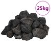 vidaXL Rocce Vulcaniche 25 kg Nere 3-5 cm