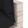 vidaXL Set Salotto Giardino su Pallet Cuscini 5 pz in Legno di Pino