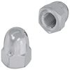 vidaXL Dado 2 pcs Argento M6 x 10 mm Ferro