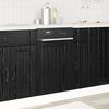 vidaXL Mobile da cucina Rovere Nero 45 x 1,5 x 67 cm Legno multistrato