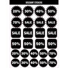 rillprint Assortimento Adesivi per Saldi 10 Fogli x 5 Scatole