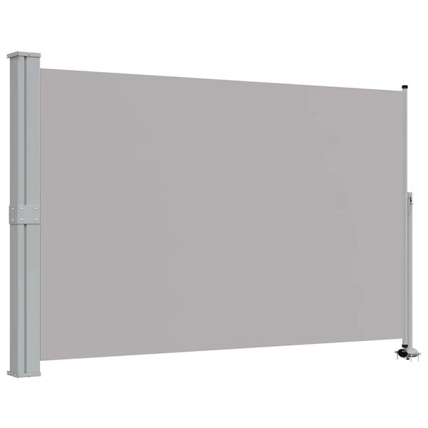 vidaXL Tenda da Sole Laterale Retrattile 160 x 300 cm Grigia
