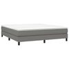 vidaXL Struttura Letto a Rete a Molle Grigio Scuro 180x200 cm Tessuto