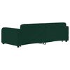 vidaXL Divano Letto con Letto Estraibile Verde Scuro 90x200cm Velluto