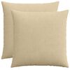 vidaXL Federa 2 pcs HEERLEN Verde Grigio 55 x 55 cm corduroy
