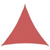 vidaXL Telo Ombra 2 x 2 x 2 m HDPE Triangolare Terracotta