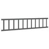 vidaXL Guardia per neve sul tetto Antracite 600 x 2,5 x 20 cm Acciaio