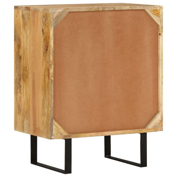 vidaXL Credenza con 2 Ante 55x35x70 cm in Legno Massello di Mango