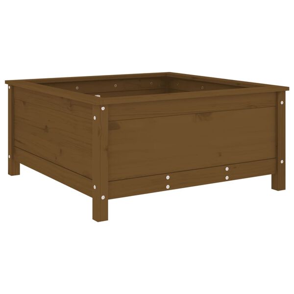 vidaXL Fioriera da Giardino Ambra 82,5x82,5x39 cm Legno Massello Pino