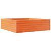 vidaXL Fioriera Giardino Marrone Cera 80x80x23 cm Legno Massello Pino