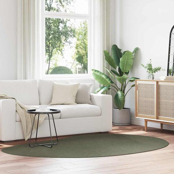 vidaXL Tappeti per area HUARTE Verde foresta 160 x 230 cm Poliestere