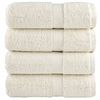 vidaXL Asciugamani per Ospiti SOLUND 4 pz Crema 30x50 cm 600 g/m&sup2;
