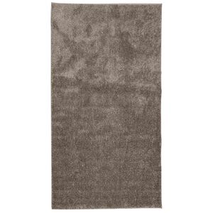 vidaXL Tappeto a Pelo Lucido Lungo ISTAN Effetto Grigio 80x150 cm
