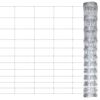 vidaXL Recinzione da Giardino in Acciaio Zincato 50 m 150 cm Argento