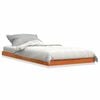vidaXL Giroletto Marrone Cera 75x190 cm in Legno Massello di Pino