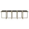 vidaXL Set da Pranzo da Giardino 15 pz con Cuscini in Polyrattan Beige
