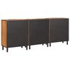 vidaXL Credenza 3 pcs Finitura Marrone Acacia 60 x 33 x 75 cm