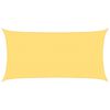 vidaXL Parasole a Vela HDPE Rettangolare 2x4 Beige