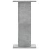 vidaXL Supporti per Piante 2 pz Grigio Cemento 30x30x60 cm Truciolato