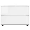 vidaXL Armadio Bianco Lucido 80 x 48 x 57 cm Legno multistrato
