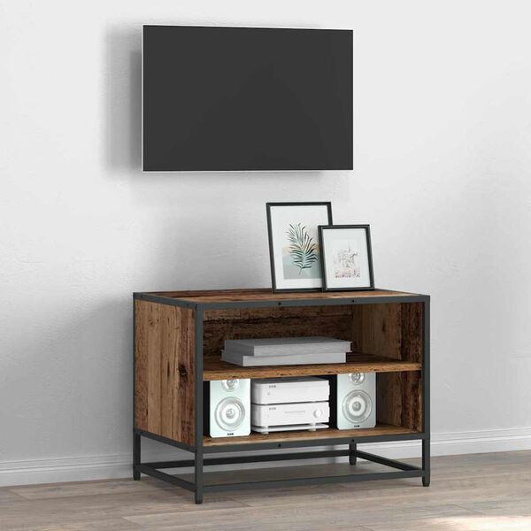 vidaXL Unit&agrave; TV Legno vecchio 61 x 40 x 46 cm Legno multistrato