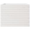vidaXL Fioriera da Giardino Bianca 60x60x45,5cm Legno Massello di Pino