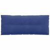 vidaXL Cuscino per Schiena Blu Polizia 120 x 50 cm Tessuto in Cords